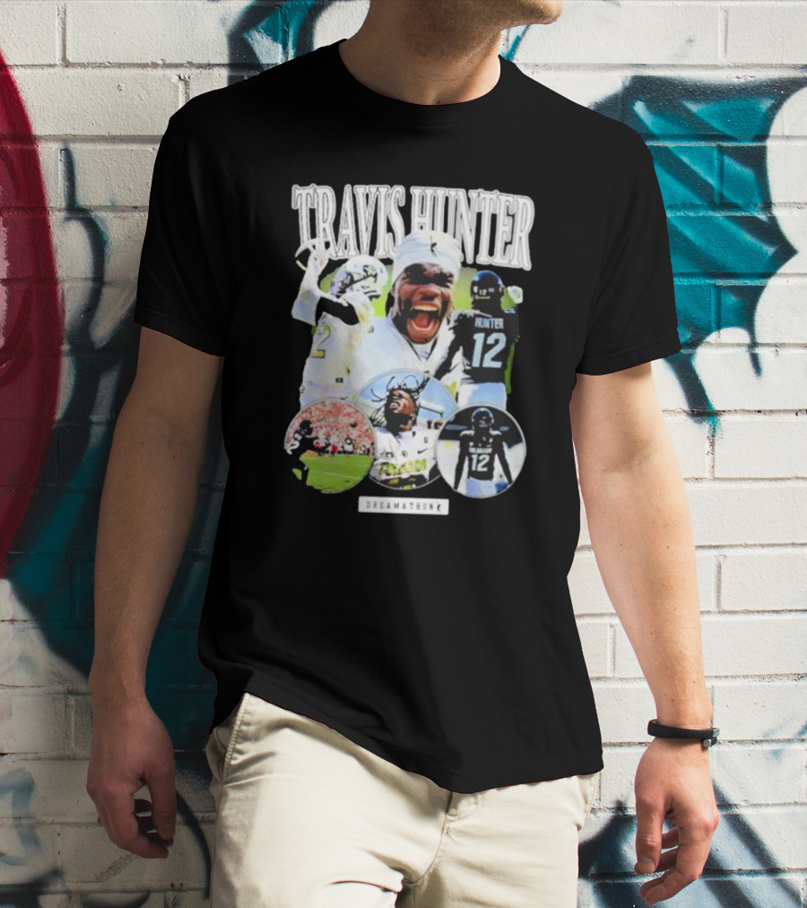 Travis Hunter Football Dreamathon Performance Highlights T-Shirt