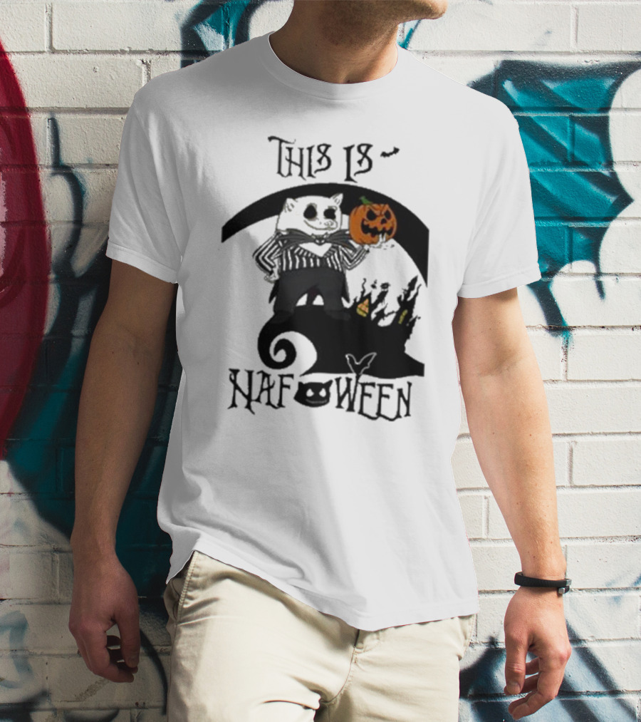This Is Nafoween Halloween Nafo Pumpkin Character T-Shirt