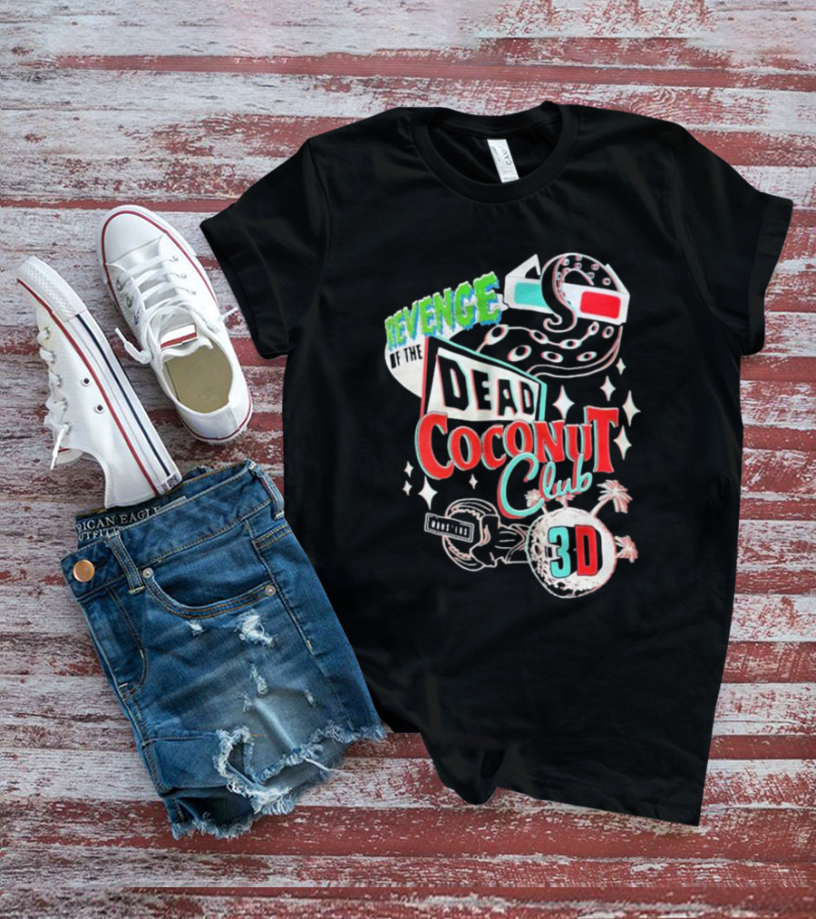 Universal Orlando Resort Revenge Of The Dead Coconut Club 3D Adventure T-Shirt