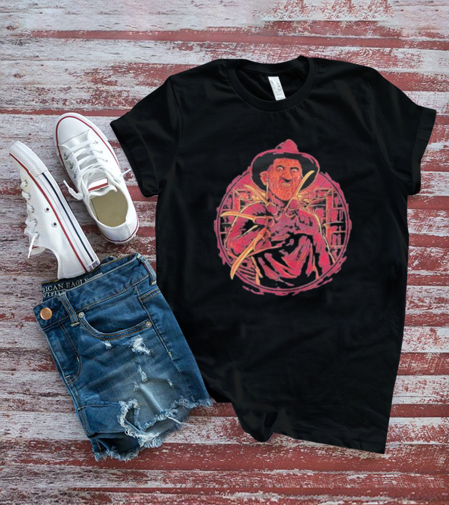 The Elm Street Slasher Nightmare Icon Freddy Krueger Claw T-Shirt