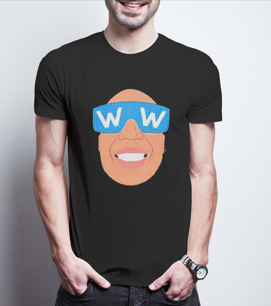 W Glasses Smiling Face With Tyler Lockett T-Shirt