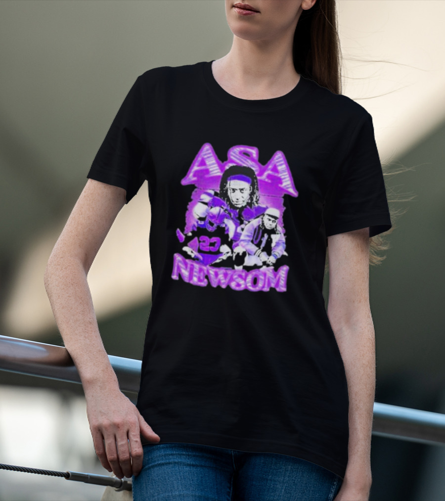 ASA Newsom Vintage Lightweight 23 Football T-Shirt