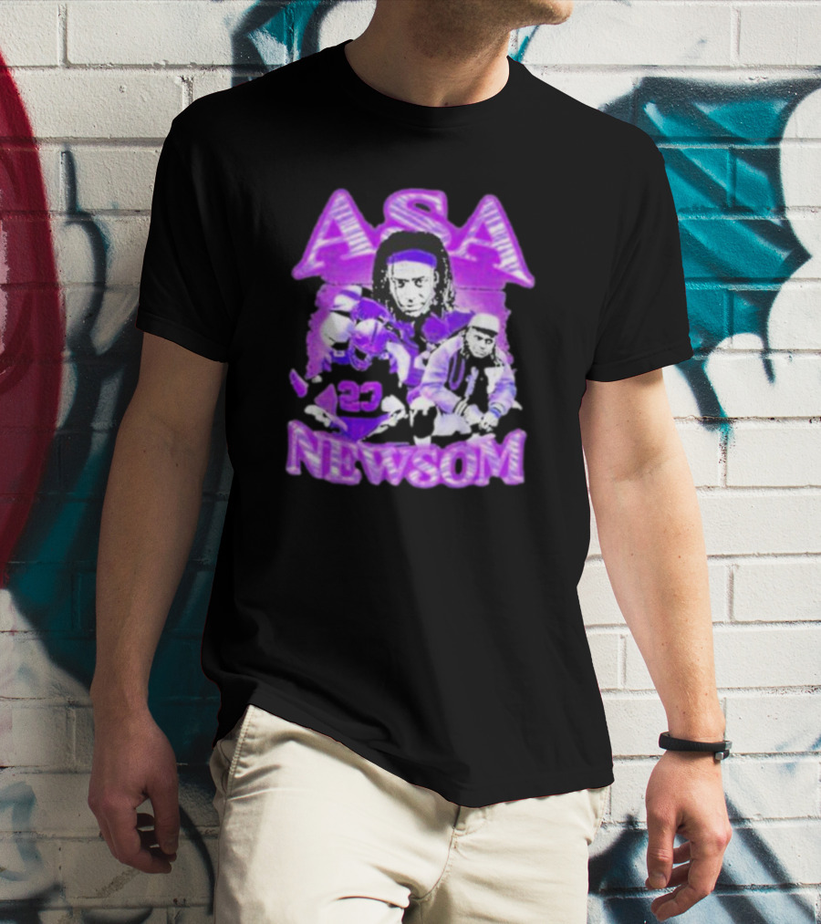 ASA Newsom Vintage Lightweight 23 Football T-Shirt
