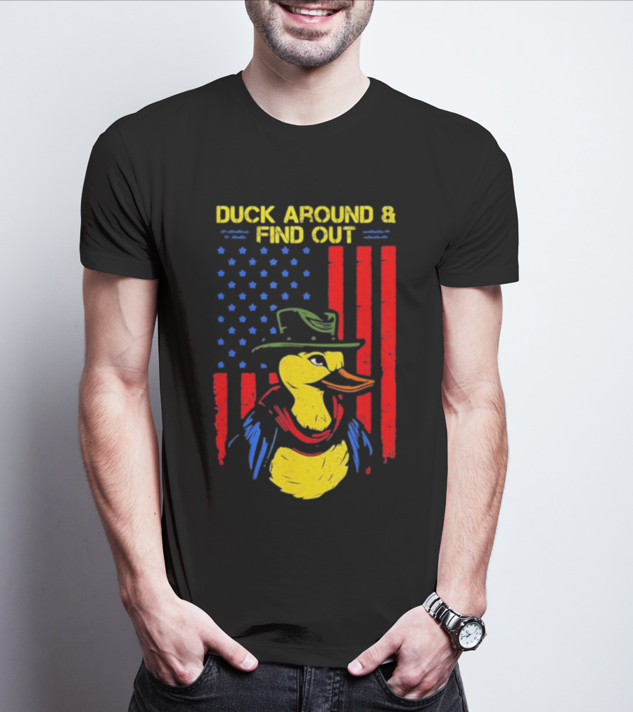 Oregon Duck Around And Find Out Patriotic T-Shirt