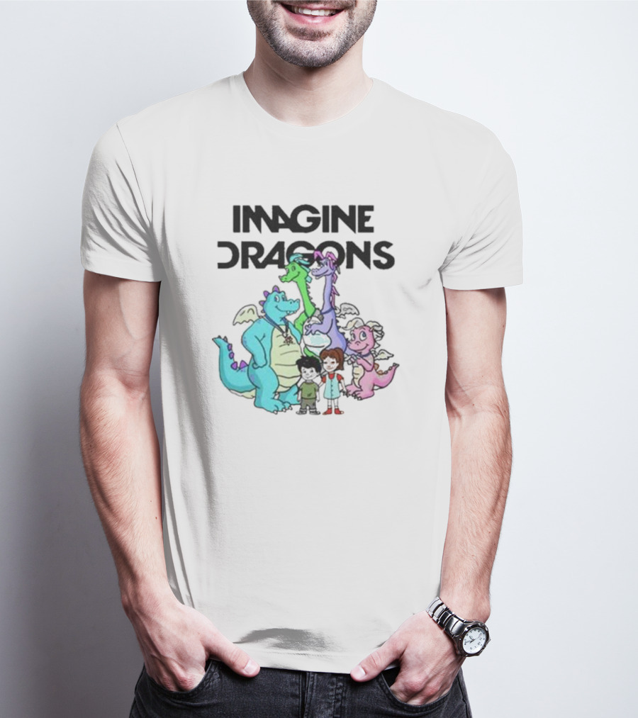 Imagine Dragons Dinosaur Band Group T-Shirt
