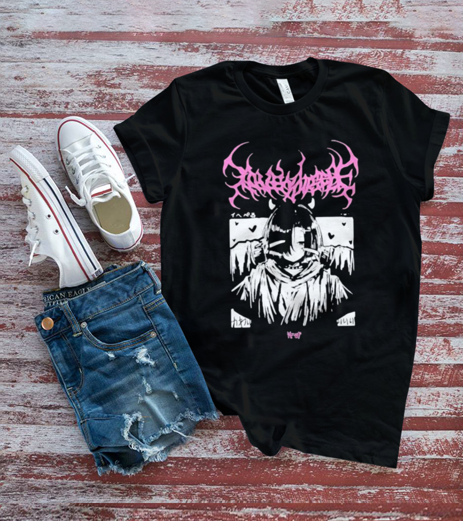 Loveyourself Gothic Anime Aesthetic Hearts T-Shirt