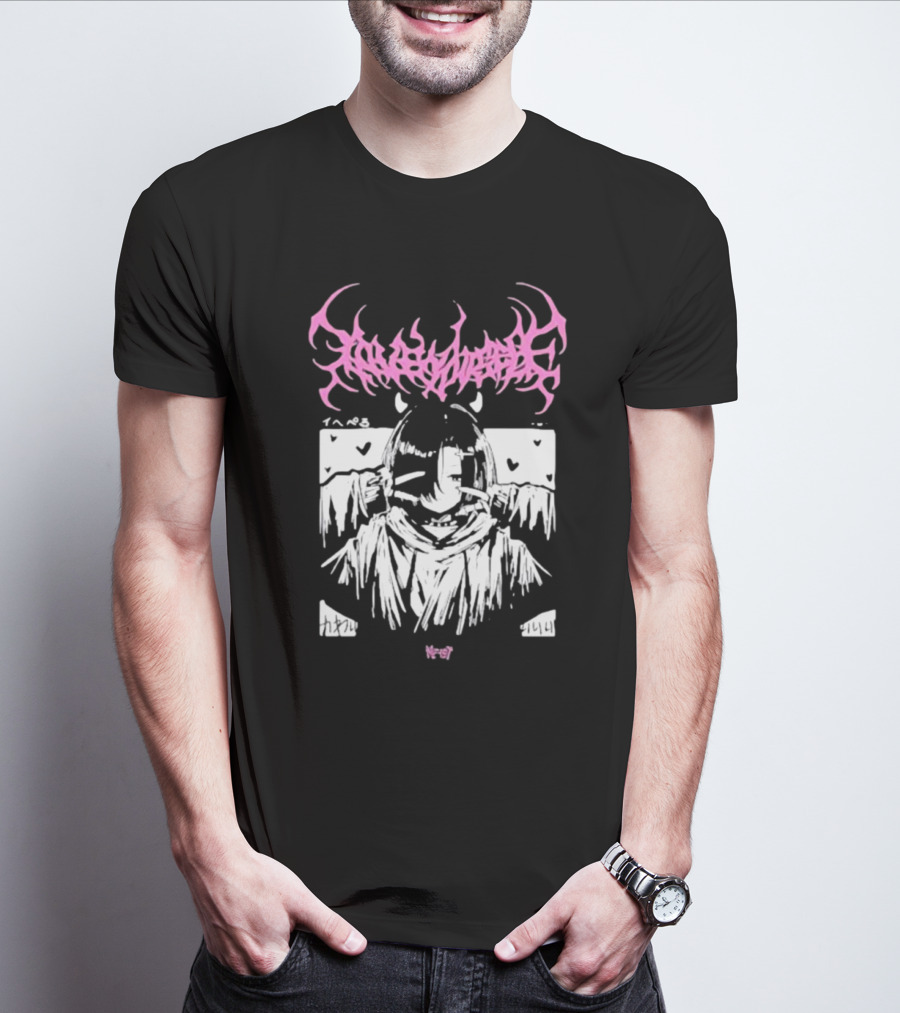 Loveyourself Gothic Anime Aesthetic Hearts T-Shirt