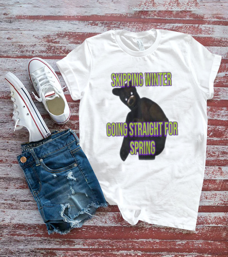 Skipping Winter Going Straight For Spring Five Nights At Freddy's Bear T-Shirt