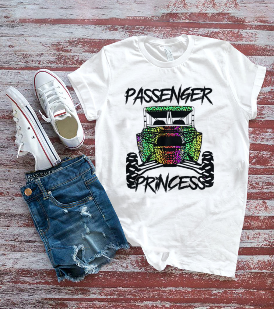Passenger Princess Colorful Off-Road UTV T-Shirt