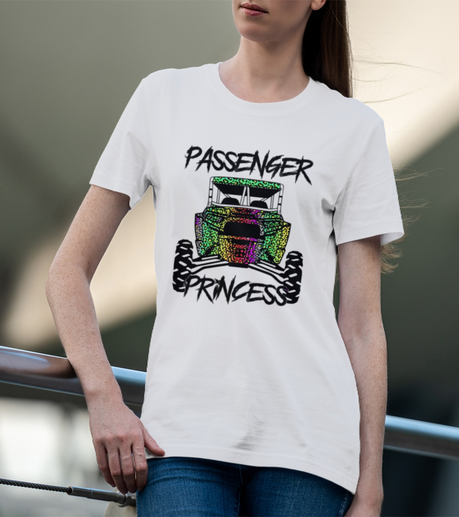Passenger Princess Colorful Off-Road UTV T-Shirt