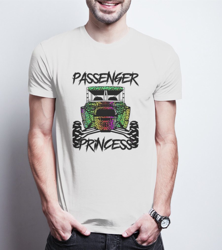Passenger Princess Colorful Off-Road UTV T-Shirt