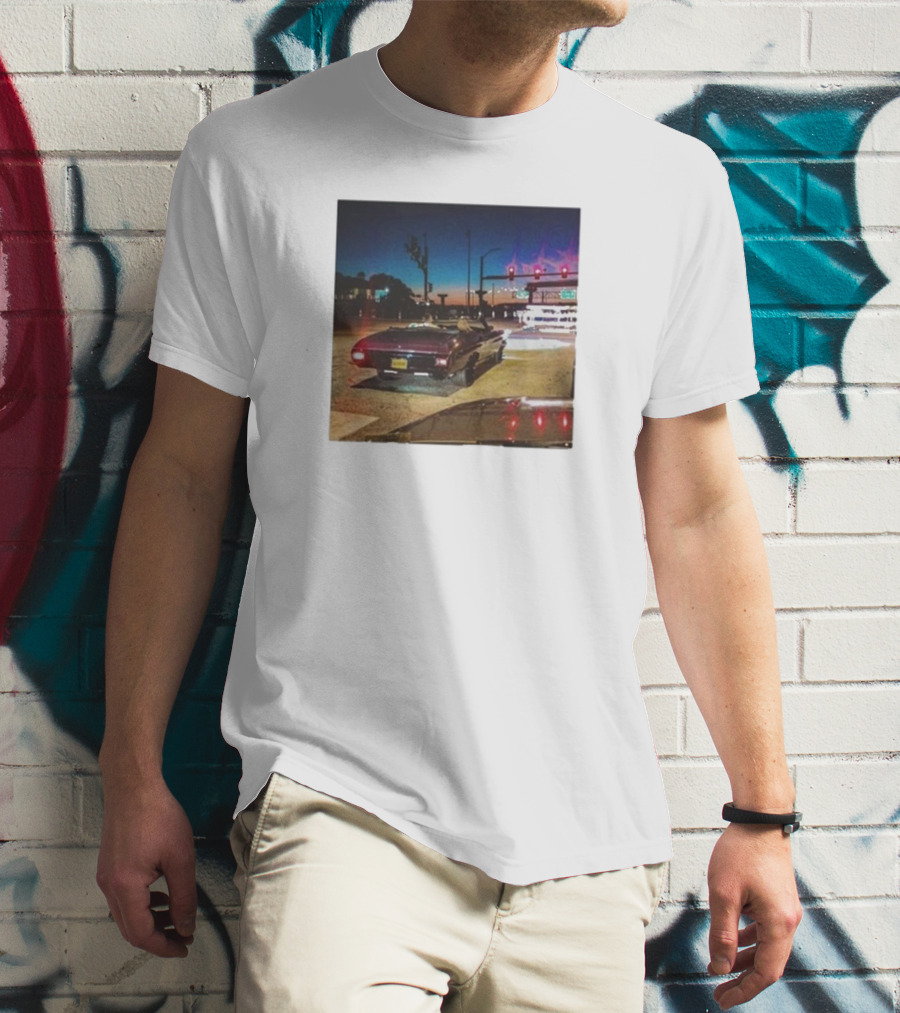 Intheclutch Bad Blood Taylor Night Drive Vintage Car Scene T-Shirt