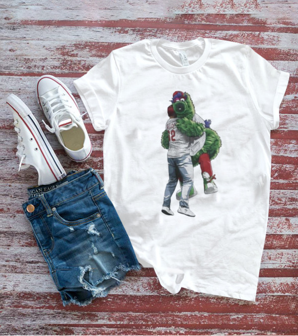 Travis Kelce Jason Kelce Philadelphia Phillies Philadelphia Eagles Football T-Shirt