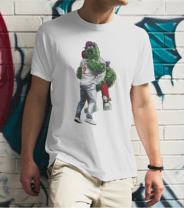 Travis Kelce Jason Kelce Philadelphia Phillies Philadelphia Eagles Football T-Shirt