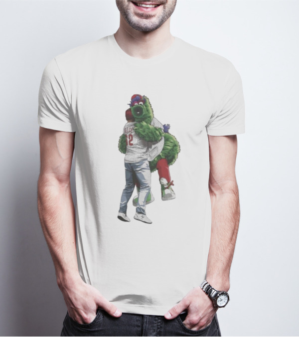 Travis Kelce Jason Kelce Philadelphia Phillies Philadelphia Eagles Football T-Shirt