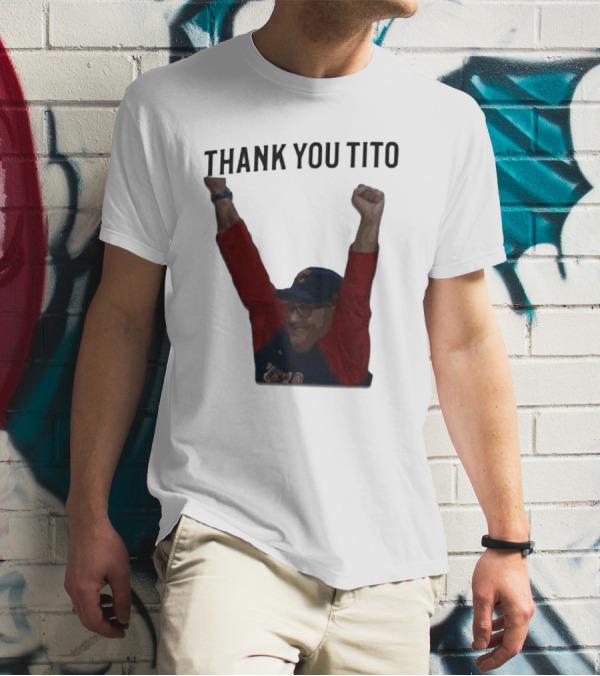 Thank You Tito Guardians Baseball T-Shirt