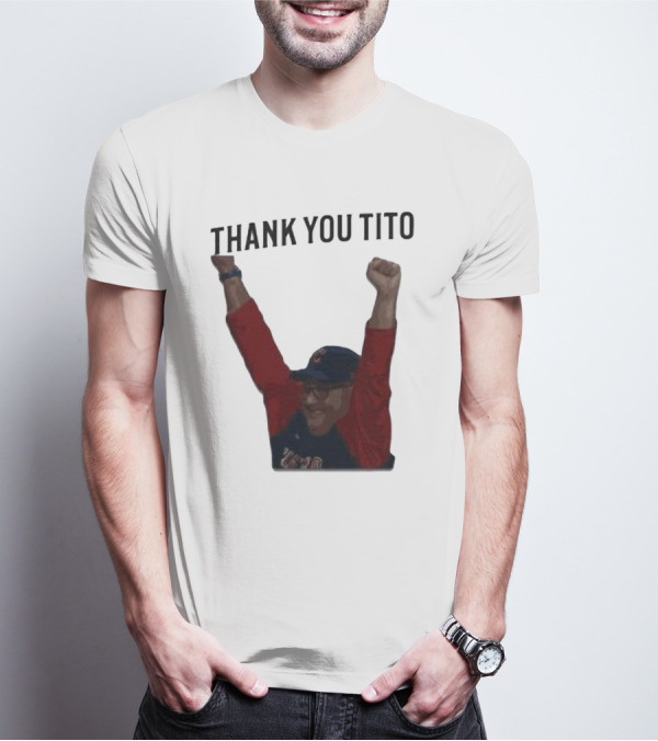 Thank You Tito Guardians Baseball T-Shirt