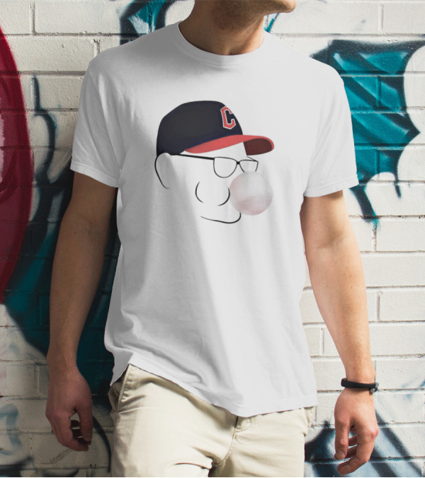 Terry Francona Tito Bubblegum C Logo Hat T-Shirt