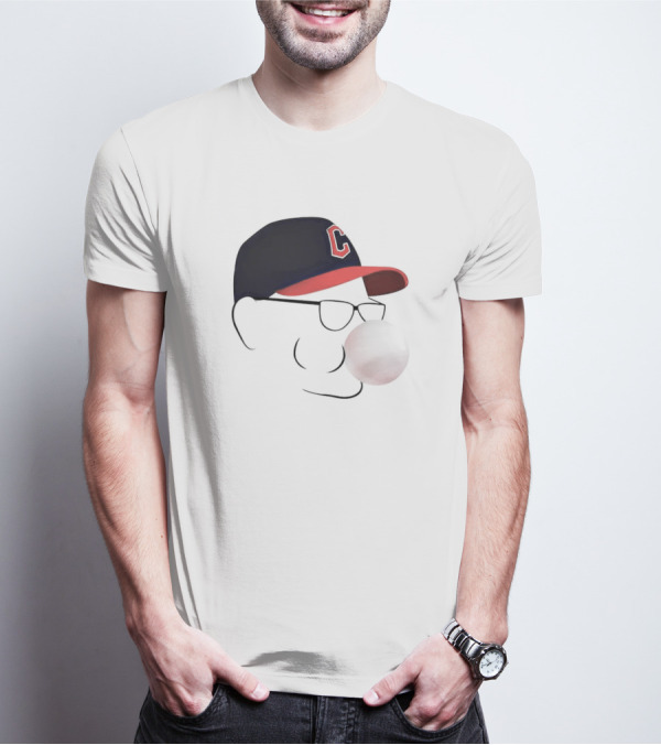 Terry Francona Tito Bubblegum C Logo Hat T-Shirt