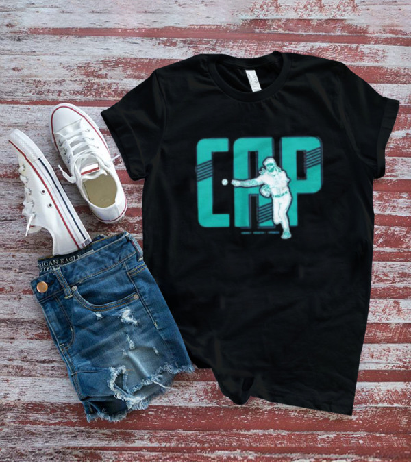 CAP Simply Seattle Sports Baseball Pitcher T-Shirt