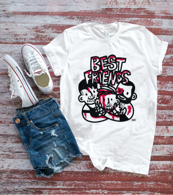 Best Friends AEW With Blood Brothers Orange Cassidy Trio T-Shirt