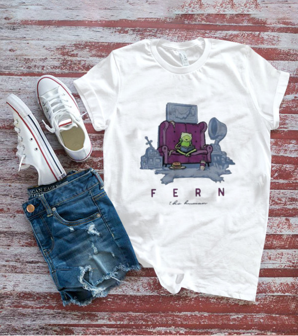 Fern The Human Adventure Time Sitting On Couch T-Shirt