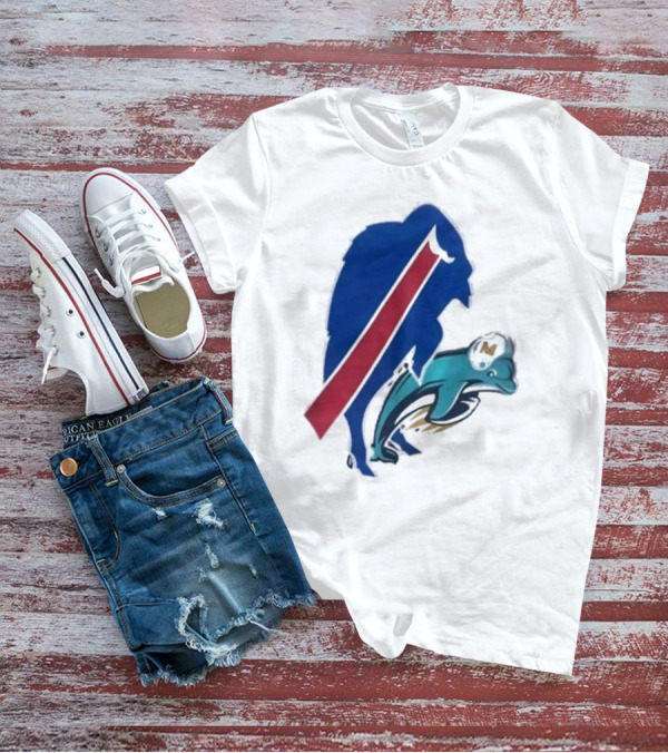 Buffalo Bills Doggy Miami Dolphins T-Shirt