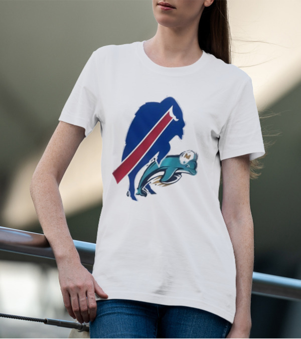 Buffalo Bills Doggy Miami Dolphins T-Shirt