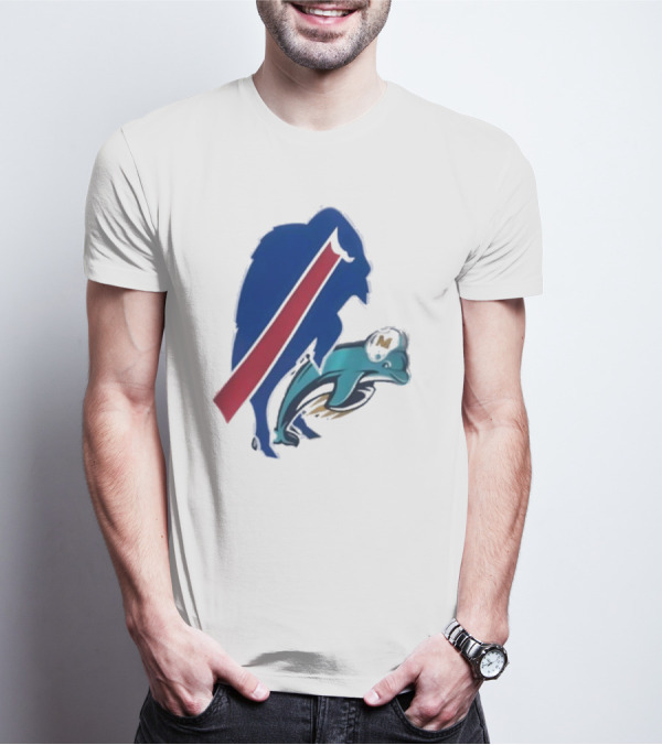 Buffalo Bills Doggy Miami Dolphins T-Shirt