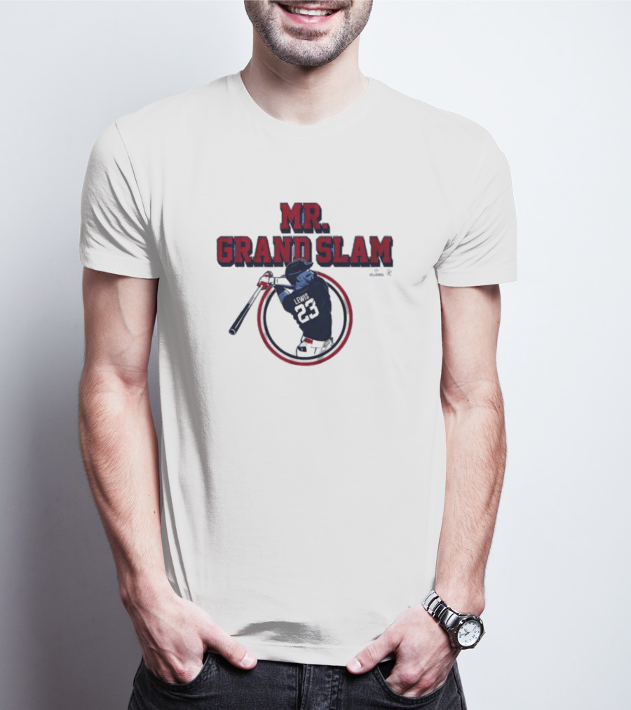Mr Grand Slam Royce Lewis 23 Baseball Power Hitter T-Shirt