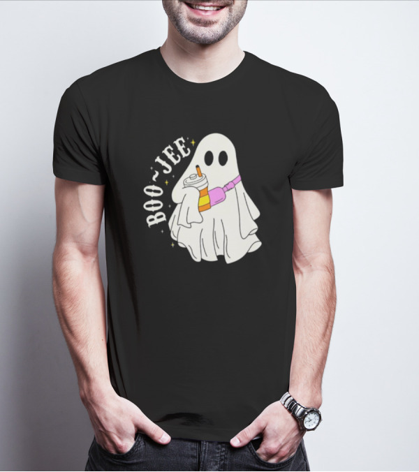 Boo Jee Ghost Cute Funny Halloween Ghost Boo-Jee T-Shirt
