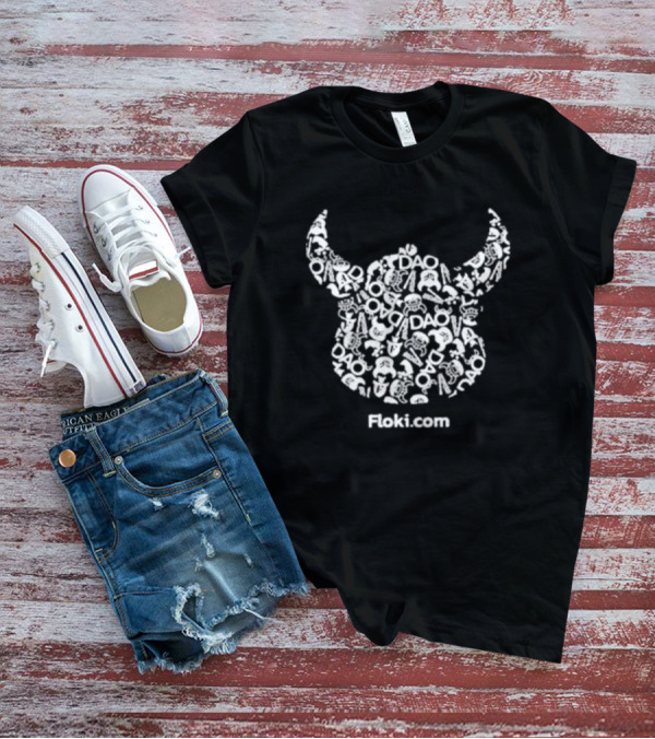 Floki Dao Community Approved Viking Helmet Floki.com T-Shirt