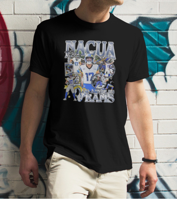 Nacua Puka Los Angeles Rams Football Star Number 17 T-Shirt