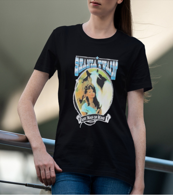 Shania Twain Any Man Of Mine Country Music Equestrian T-Shirt