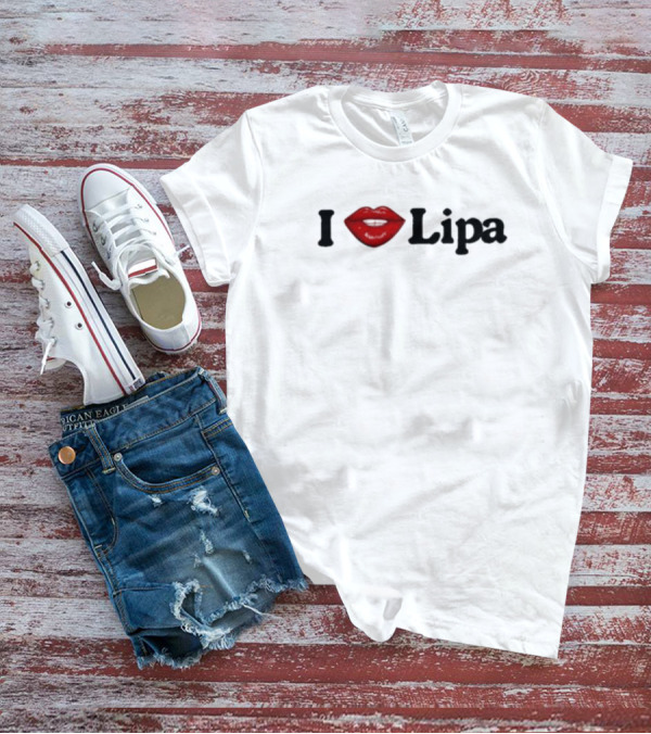 I Lip Lipa Shirt Simplelipa I Love Lipa Red Lips T-Shirt