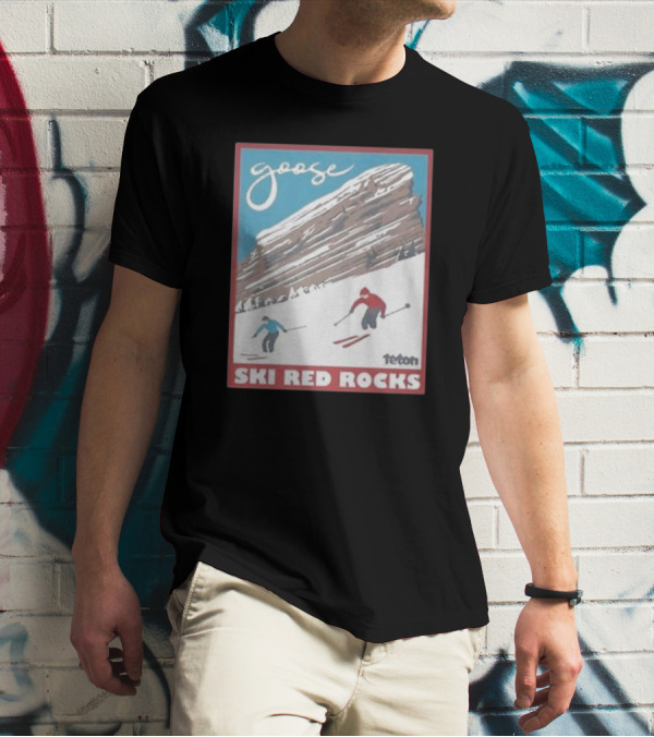 Goose Ski Red Rocks Teton T-Shirt