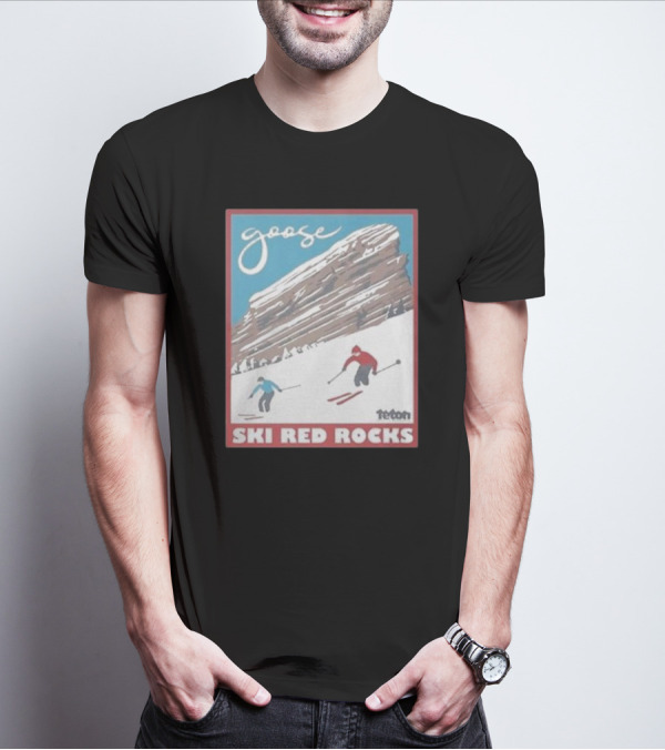 Goose Ski Red Rocks Teton T-Shirt