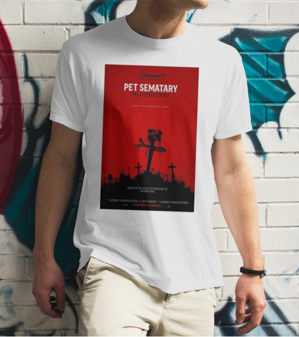 Paramount+ Original Movie Pet Sematary Bloodlines Death Is Different Here Streaming October 6 Based On The Novel By Stephen King T-Shirt