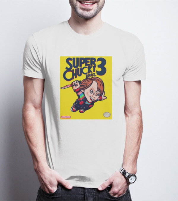 Super Chucky Bros 3 Good Guys Retro Game T-Shirt