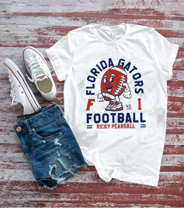 Florida Gators Football No. 1 Ricky Pearsall T-Shirt