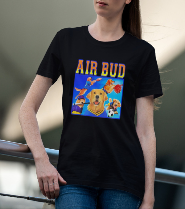 Air Bud Golden Retriever Sports Basketball Football Soccer Baseball T-Shirt