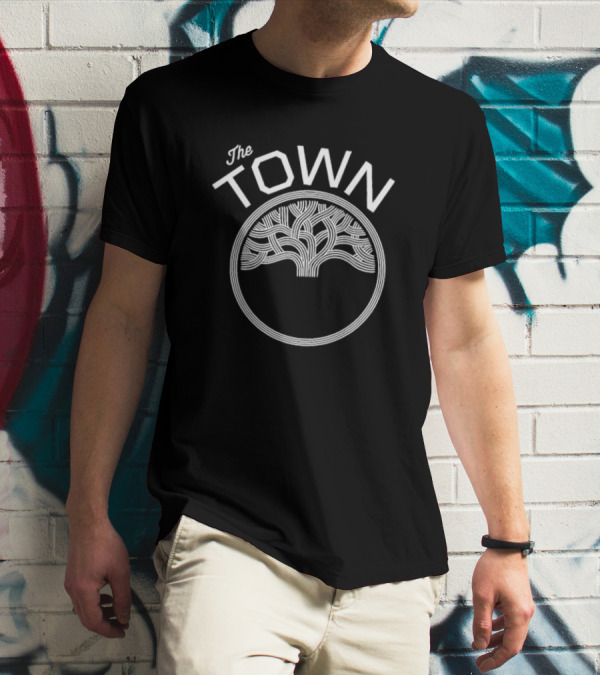 The Town Logo With Tree Symbol Steve Kerr Connection T-Shirt