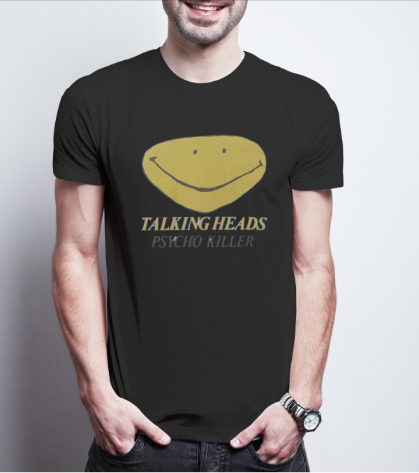 Talking Heads Smiley Face Psycho Killer T-Shirt