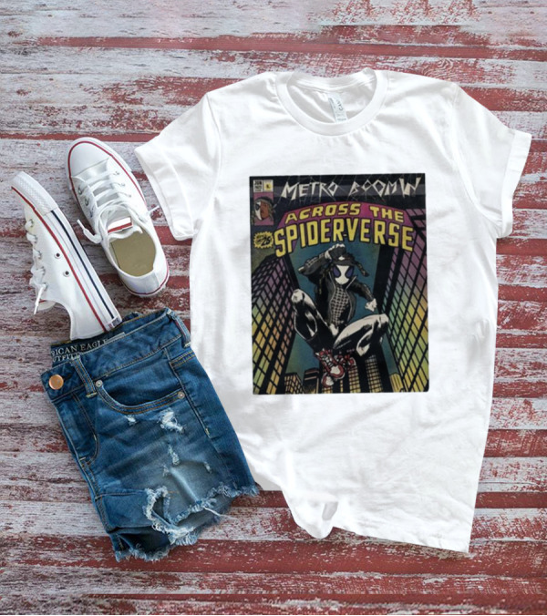 Metro Boomin Across The Spiderverse Comic Style Cover T-Shirt