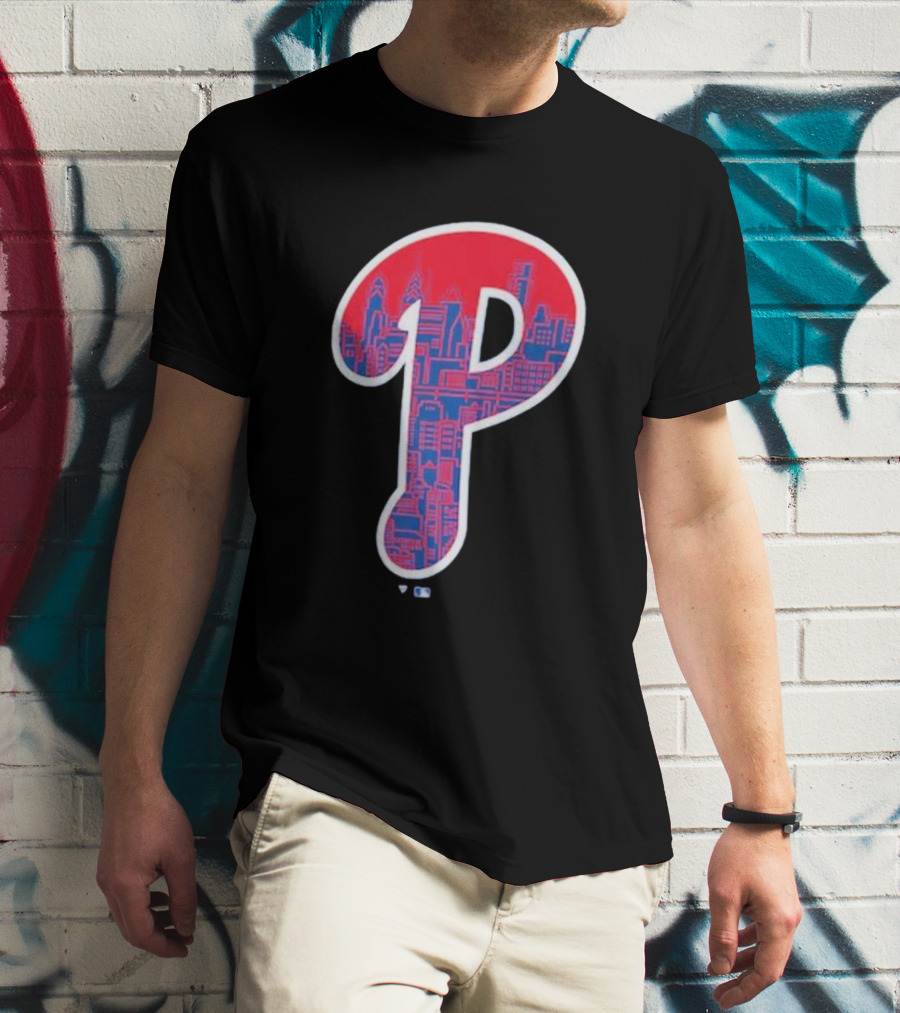 Philadelphia Phillies City Skyline P T-Shirt