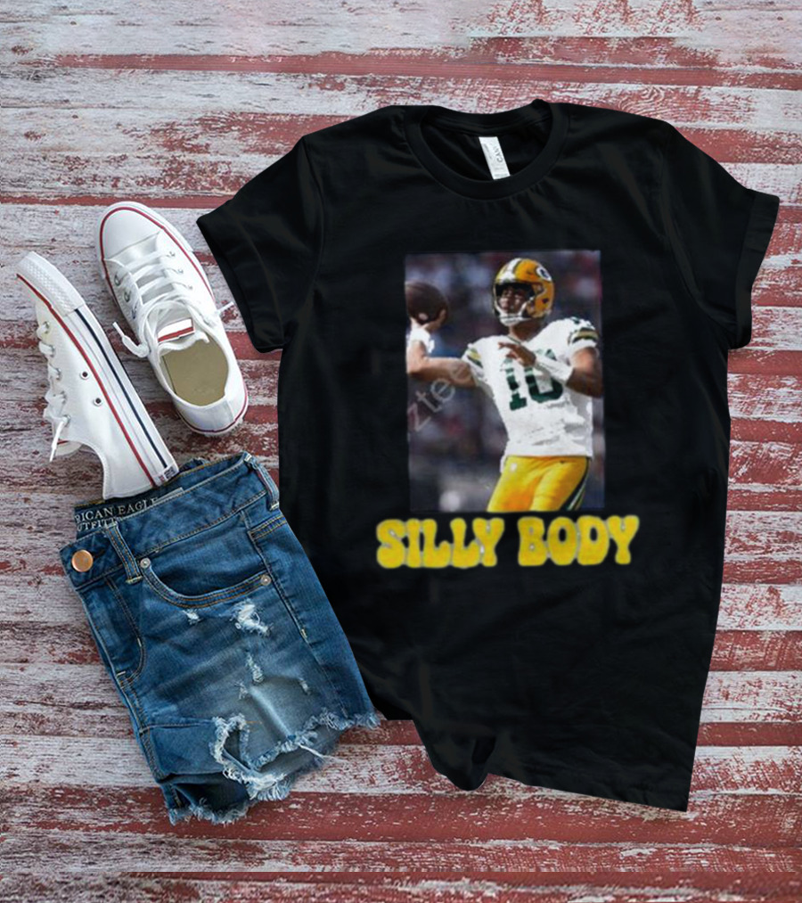 Green Bay Packers Silly Body Jordan Love Football T-Shirt