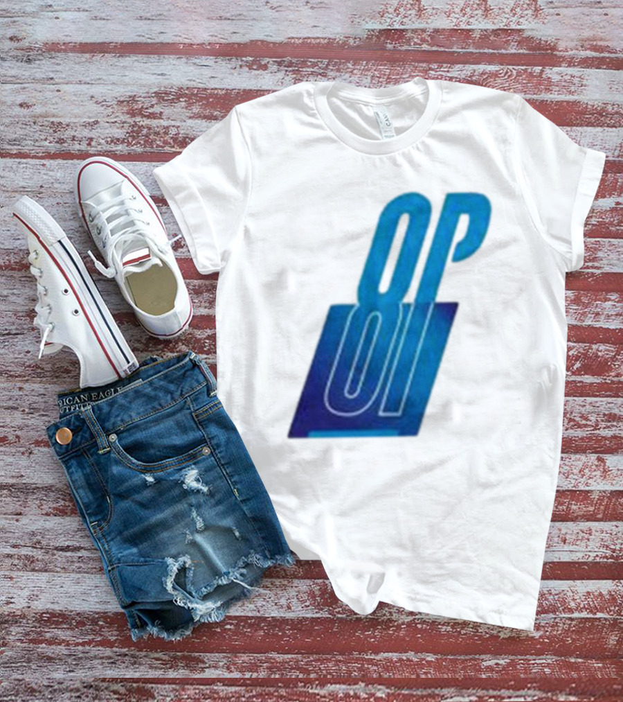 Oscar Piastri OP Blue Logo Motif T-Shirt