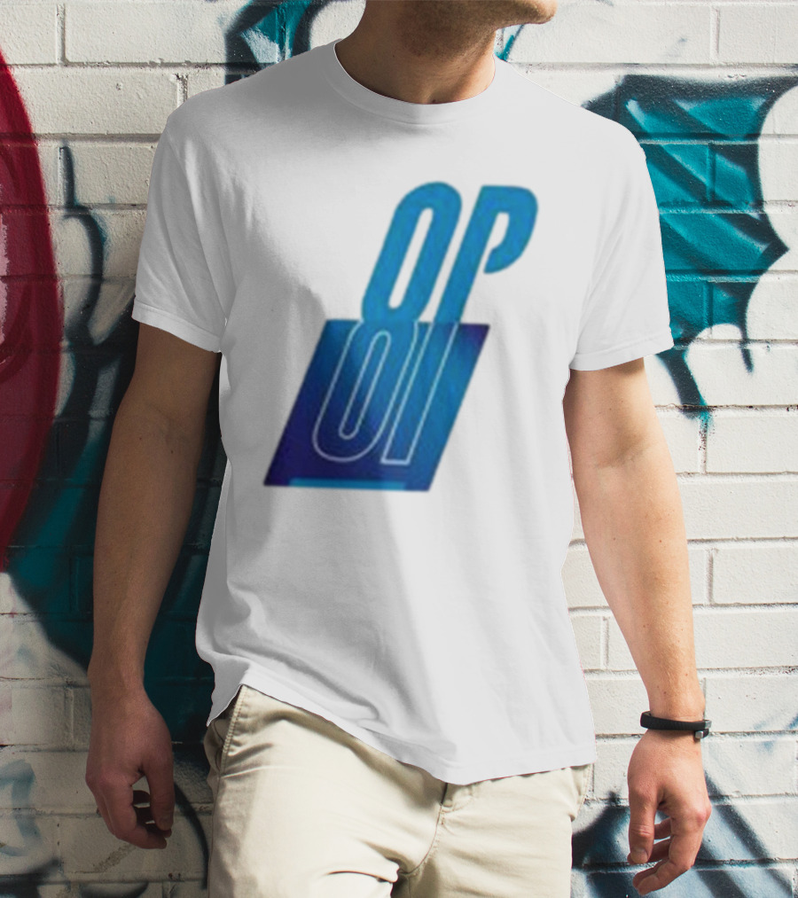 Oscar Piastri OP Blue Logo Motif T-Shirt