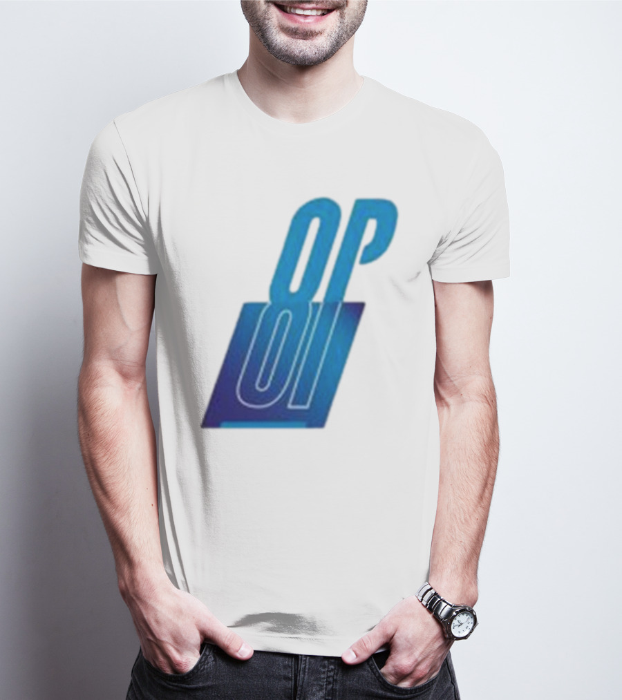 Oscar Piastri OP Blue Logo Motif T-Shirt
