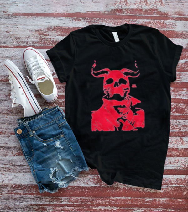Rob Bowyer Not Great Red Skull Horns T-Shirt